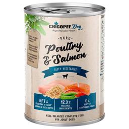 Chicopee Pure Poultry & Salmon Adult Våtfoder med fjäderfä och lax 400g